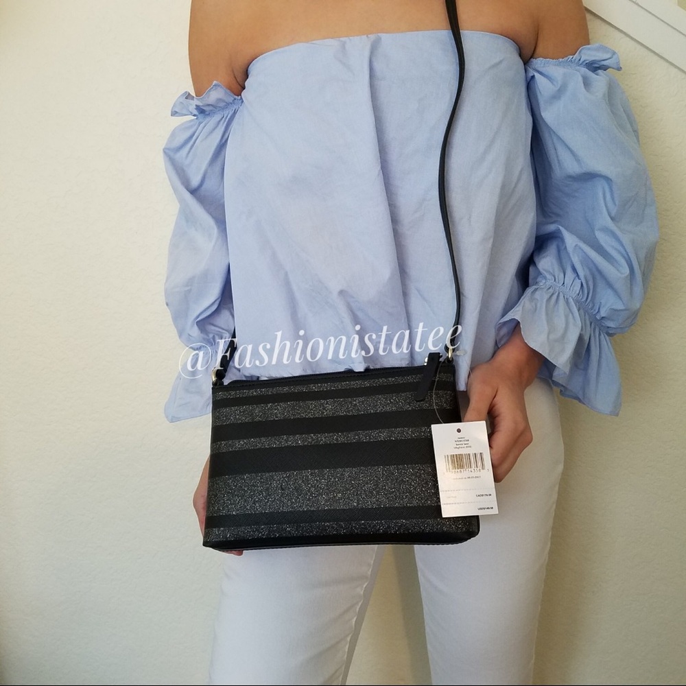 NWT KATE SPADE HAVEN LANE RAMEY CROSSBODY BLACK - Picture 2 of 8